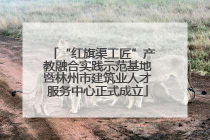 “红旗渠工匠”产教融合实践示范基地暨林州市建筑业人才服务中心正式成立