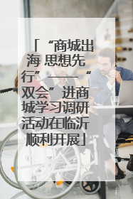 “商城出海 思想先行”——“双会”进商城学习调研活动在临沂顺利开展