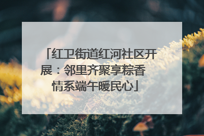 红卫街道红河社区开展：邻里齐聚享粽香 情系端午暖民心