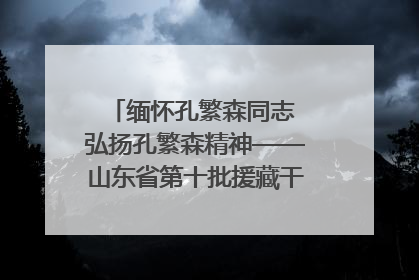 缅怀孔繁森同志 弘扬孔繁森精神——山东省第十批援藏干部人才清明节前到岗巴县开展党性教育