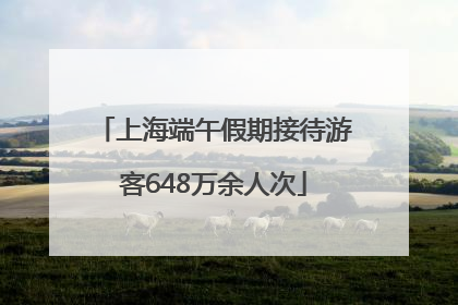 上海端午假期接待游客648万余人次