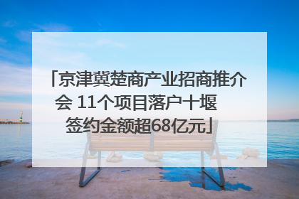京津冀楚商产业招商推介会 11个项目落户十堰 签约金额超68亿元