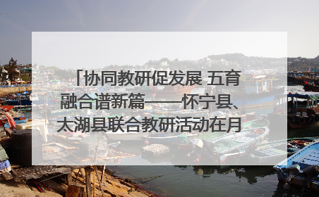 协同教研促发展 五育融合谱新篇——怀宁县、太湖县联合教研活动在月山镇中心学校成功举办