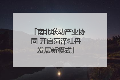 南北联动产业协同 开启菏泽牡丹发展新模式