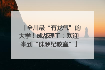 全川最“有龙气”的大学！成都理工：欢迎来到“侏罗纪教室”