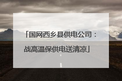 国网西乡县供电公司：战高温保供电送清凉