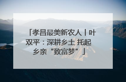 孝昌最美新农人丨叶双平：深耕乡土 托起乡亲“致富梦”