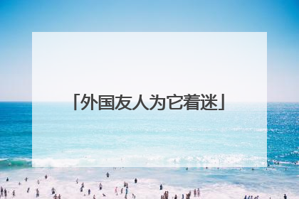 外国友人为它着迷