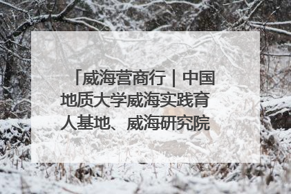 威海营商行｜中国地质大学威海实践育人基地、威海研究院在经开区揭牌
