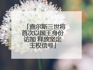 查尔斯三世将首次以国王身份访加 释放坚定主权信号