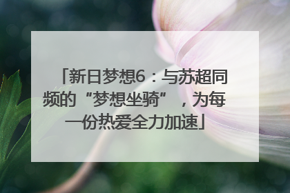 新日梦想6：与苏超同频的“梦想坐骑”，为每一份热爱全力加速