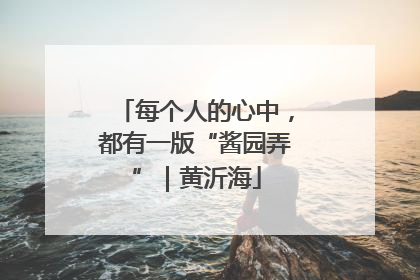 每个人的心中，都有一版“酱园弄”｜黄沂海