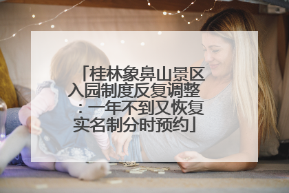 桂林象鼻山景区入园制度反复调整：一年不到又恢复实名制分时预约