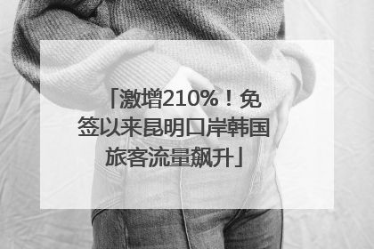 激增210%！免签以来昆明口岸韩国旅客流量飙升