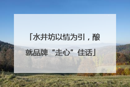 水井坊以情为引，酿就品牌“走心”佳话