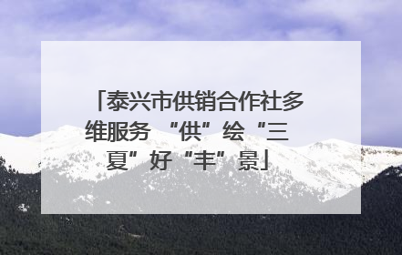 泰兴市供销合作社多维服务 “供”绘“三夏”好“丰”景