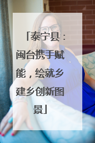 泰宁县：闽台携手赋能，绘就乡建乡创新图景