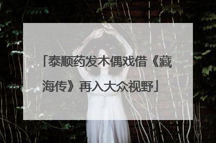 泰顺药发木偶戏借《藏海传》再入大众视野
