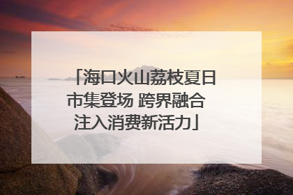 海口火山荔枝夏日市集登场 跨界融合注入消费新活力