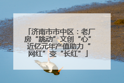 济南市市中区：老厂房“跳动”文创“心” 近亿元年产值助力“网红”变“长红”