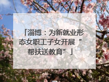 淄博：为新就业形态女职工子女开展“帮扶送教育”