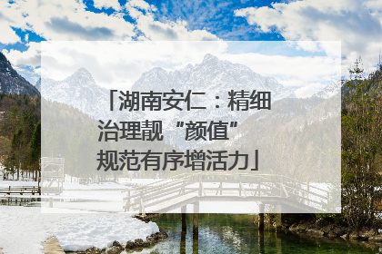 湖南安仁：精细治理靓“颜值” 规范有序增活力