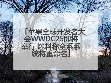 苹果全球开发者大会WWDC25即将举行 爆料称全系系统将重命名