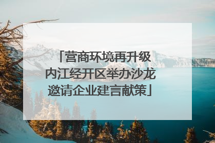 营商环境再升级 内江经开区举办沙龙邀请企业建言献策