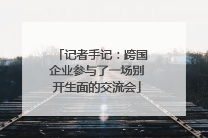 记者手记：跨国企业参与了一场别开生面的交流会