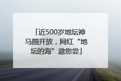 近500岁地坛神马圈开放，网红“地坛的海”邀您尝
