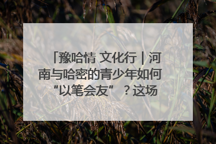 豫哈情 文化行｜河南与哈密的青少年如何 “以笔会友”？这场书画展藏着答案