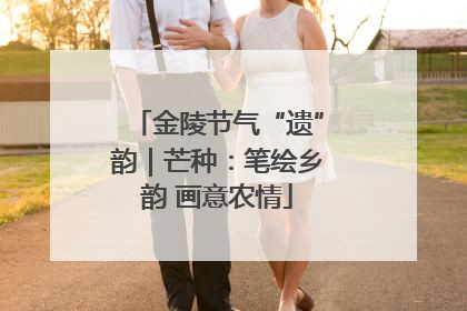 金陵节气“遗”韵｜芒种：笔绘乡韵 画意农情