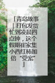 青岛故事｜打包发货忙到凌晨四点钟，这个假期崔家集小西红柿加倍“受宠”