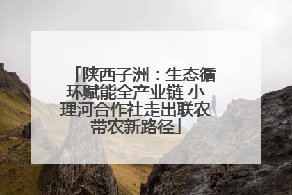陕西子洲：生态循环赋能全产业链 小理河合作社走出联农带农新路径