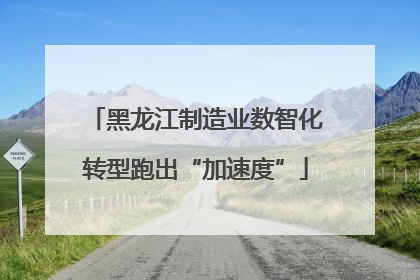 黑龙江制造业数智化转型跑出“加速度”