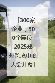 300家企业，500个展位 2025郑州跨境电商大会开幕