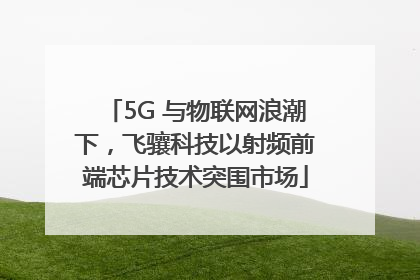 5G 与物联网浪潮下，飞骧科技以射频前端芯片技术突围市场